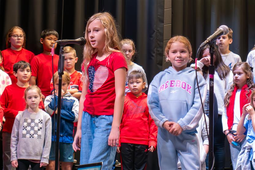 Students celebrate Veterans Day